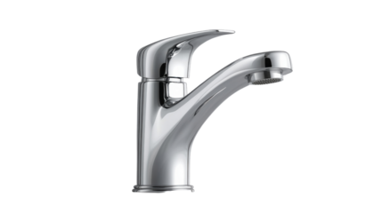 water tap isolated on white background