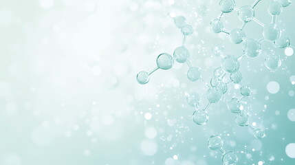 Abstract gradient background with molecular structures, perfect for medical, science, and technology themes. A modern and luxurious design ideal for hospitals, healthcare, and business presentations.