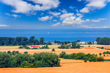 View from the Lighthouse Bastorf to the Baltic Sea, Germany