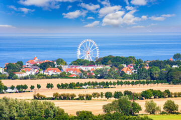 View from the Lighthouse Bastorf to the Baltic Sea, Germany