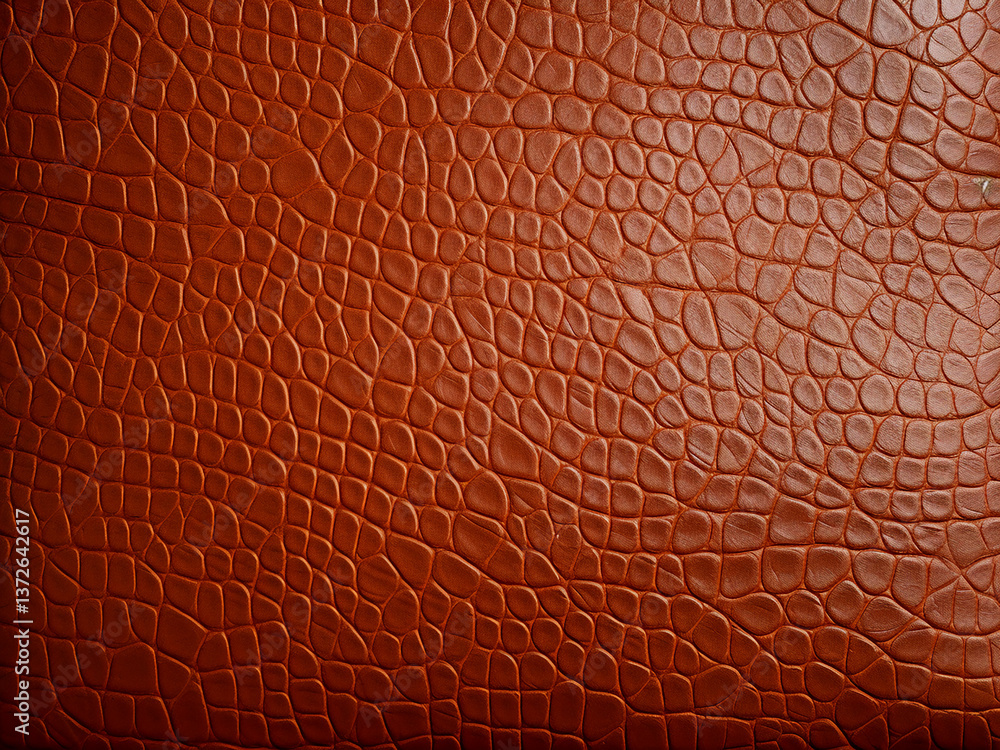 Poster elegant embossed leather panel repeating pattern with intricate details and graceful aging