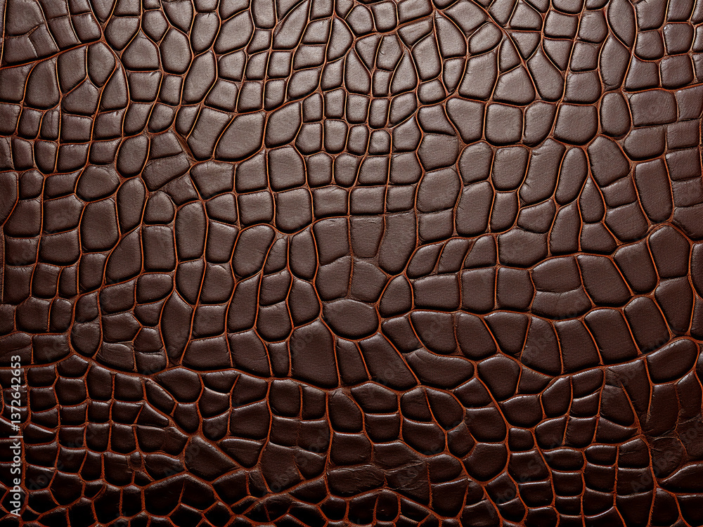 Poster repeated embossed vinyl pattern with leather-like texture and practical smooth surface