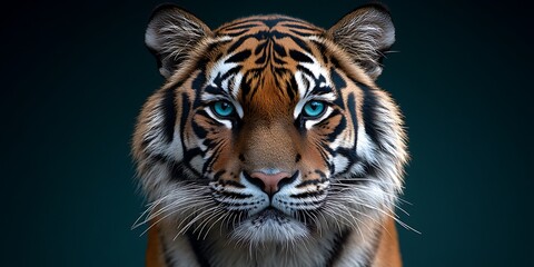 Fototapeta premium Majestic Tiger Portrait.