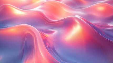 Obraz premium Abstract background with beautiful wavy lines and dynamic 3D shapes rendered in high resolution. Smooth flowing curves create a modern and futuristic aesthetic for digital designs.