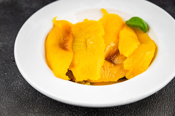 Pepper baked vegetable tasty fresh delicious gourmet food background table rustic food top view copy space keto and paleo diet vegetarian and vegan food