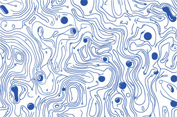 Blue circuit pattern, line art, vector graphic on a white background, seamless repeating pattern, blue lines and shapes, tech-inspired design elements, simple and elegant style, digital illustration