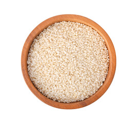 White sesame seeds on transparent png