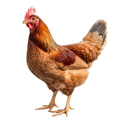 Fototapeta premium chicken isolated on white background