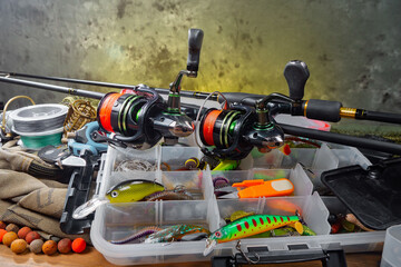 SPA. A set of body care and relaxation items on a table against a light background.