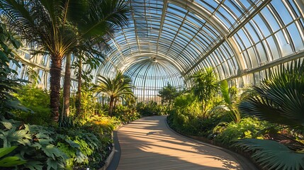greenhouse in the garden