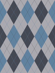 Argyle traditional vector pattern.Seamless geometric illustration pattern.Scotland argyll intarsia pastel element style .Design for fabric clothing,sweater,socks,wrapping,tablecloth,blanket,decoration