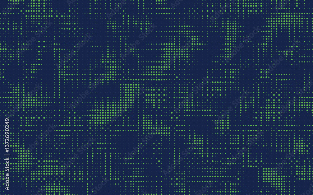 Aufkleber Halftone background vector, abstract backdrop design with two tone pattern and copy space for edit your content. Vector Illustration.	