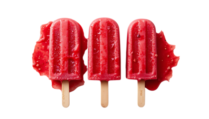 red Popsicle ice cream