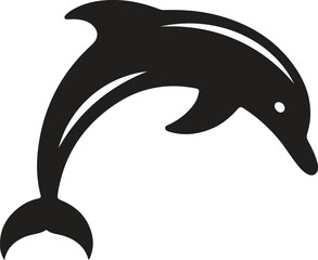 dolphin vector silhouette © Shawon