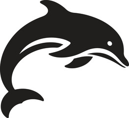  dolphin vector silhouette © Shawon
