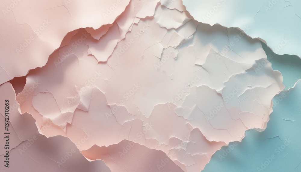 Poster creative paper texture design abstract art digital artwork studio environment close-up view layers o