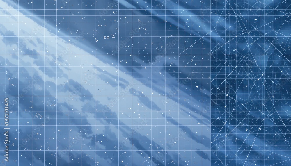 Poster exploring digital innovation virtual space abstract graphics modern technology digital environment f