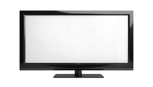 modern black TV screen png