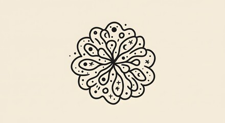 Elegant line art illustration of a butterfly with intricate patterns and decorative elements, symbolizing transformation and beauty.