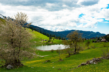 Autour des Aravis, le lac des Confins