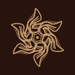 abstract floral ornament