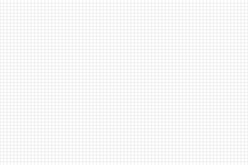 Graph notebook paper texture overlay effect design element. Lined paper background. White notebook sheet with grid banner.