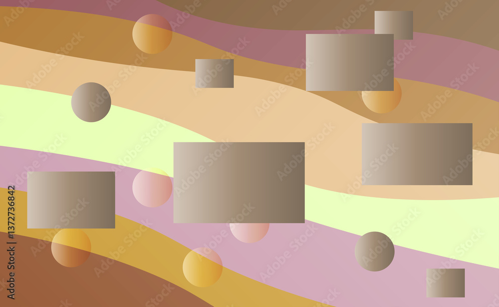 Aufkleber close up of different geometric shapes.vector png format.