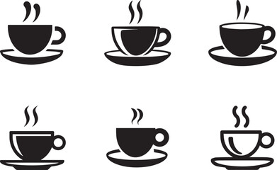 Various Coffee Cup Designs Vector Collection