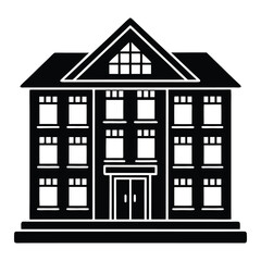 a basic hotel building icon.