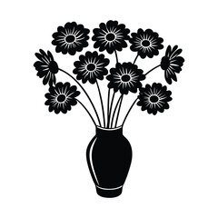 bouquet of flowers in vase