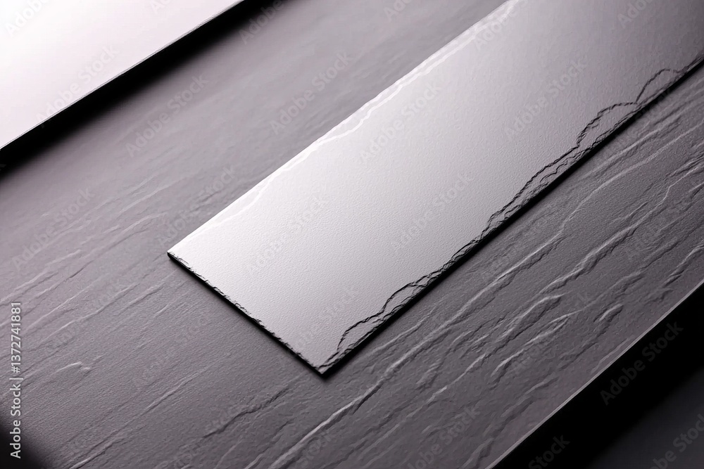 Poster a close-up view of textured gray surfaces, showcasing smooth and rough elements, ideal for design an