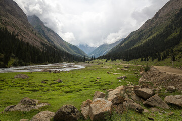 Barskoon Gorge in Kyrgyzstan