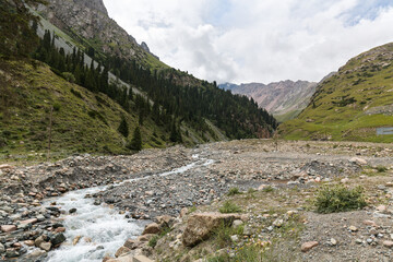 Barskoon Gorge in Kyrgyzstan