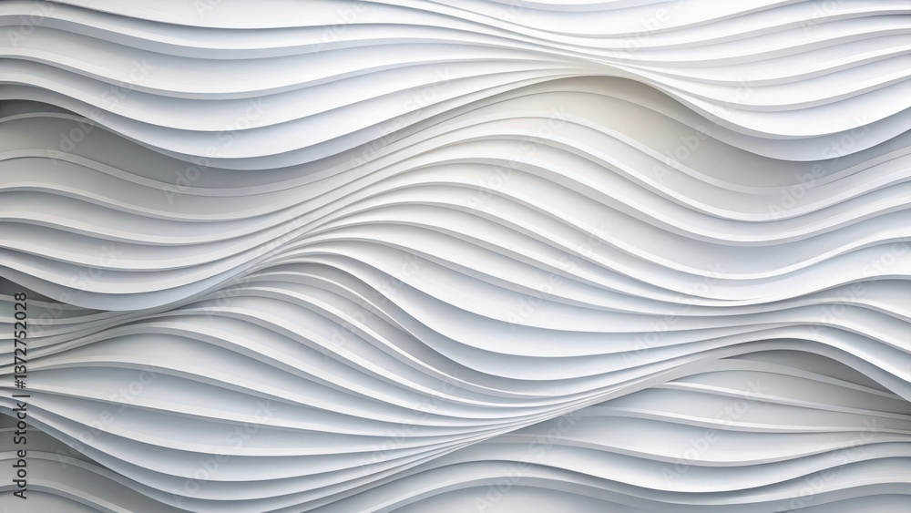 Poster abstract wavy background with paper and document stack. abstract wavy lines background