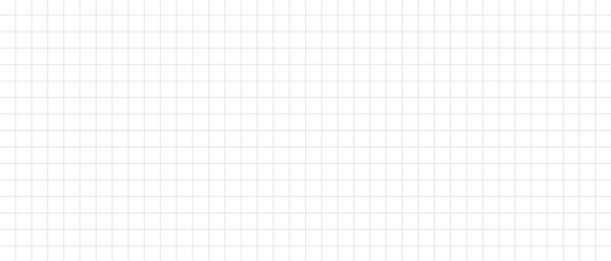Graph notebook paper texture overlay effect design element. Lined paper background. White notebook sheet with grid banner.