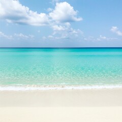 Fototapeta premium beautiful beach and beautiful ocean .