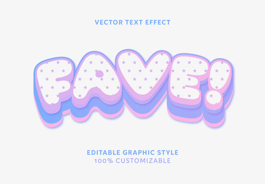 Colorful Kawaii Pastel Rounded Cute Text Effect