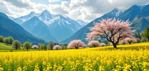 Spring's Symphony in the Valley"