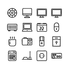 Computer and Hardware Icon Pack Vector