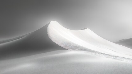 artistry and majesty of a solitary dune with its elegant slopes contrasting shadows and profound sense of solitude and drama it imparts upon landscape