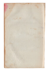 Vintage background of old ancient torn paper texture isolated