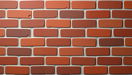 Seamless hollow brick texture with natural colors, versatile design concept