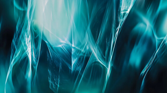 Captivating blue and green abstract background with soft light diffusion creating an otherworldly visual experience for art enthusiasts.