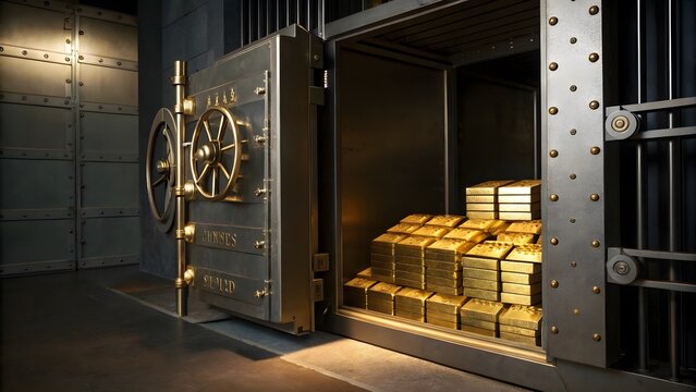 Fort knox gold vault opening event fort knox photo secure environment interior view wealth preservation concept