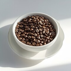 coffee beans in a cup