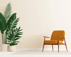 Openconcept living room with a seamless transition between indoor and outdoor spaces, featuring biophilic design elements