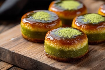 East-Meets-West Pastry Artistry - Matcha Canel&eacute; Fusion Series | Caramelized Crust Texture & Minimalist Japanese Aesthetic