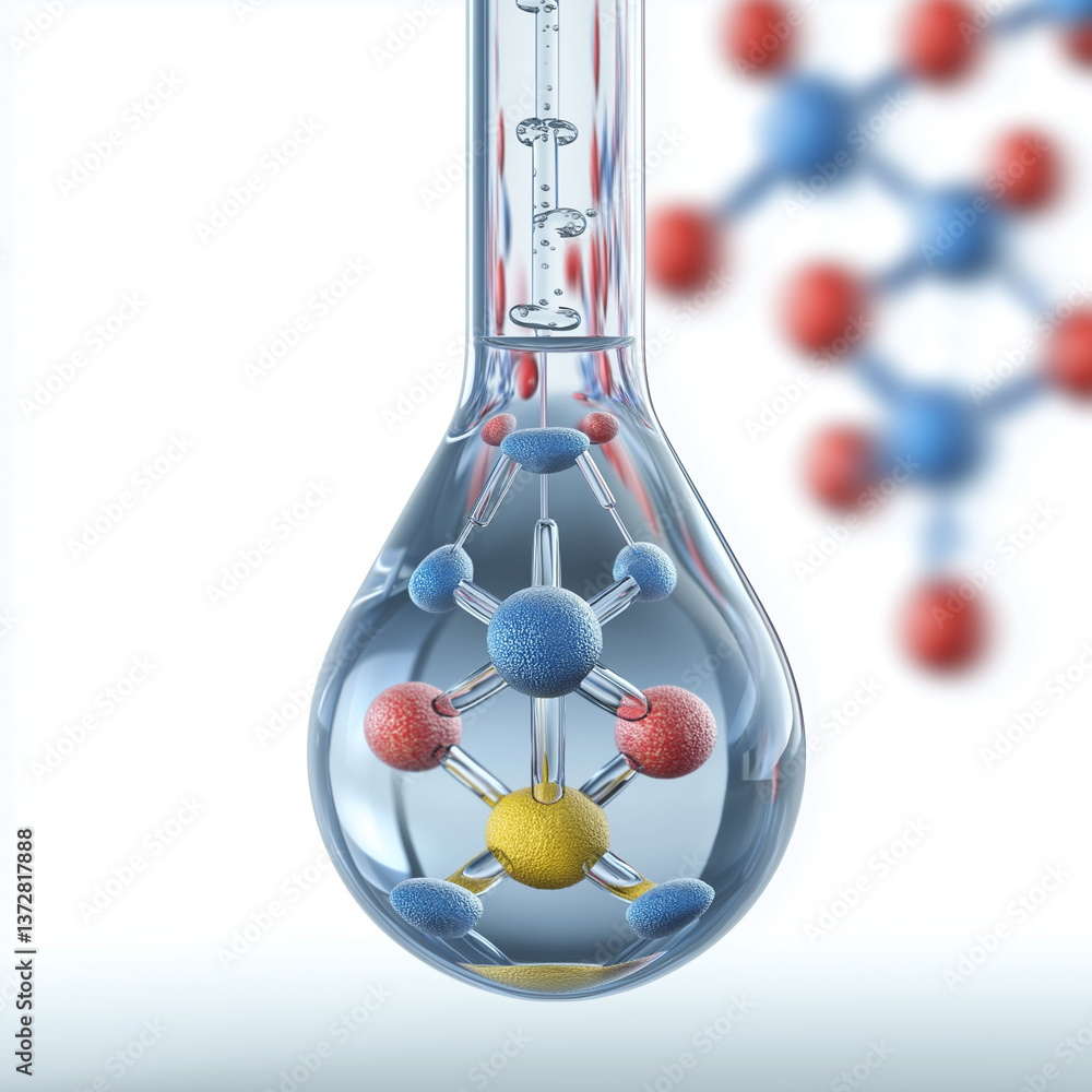 Poster lactic acid muscle biochemistry. cell biochemistry. lactic acid molecular structure icon with drop d