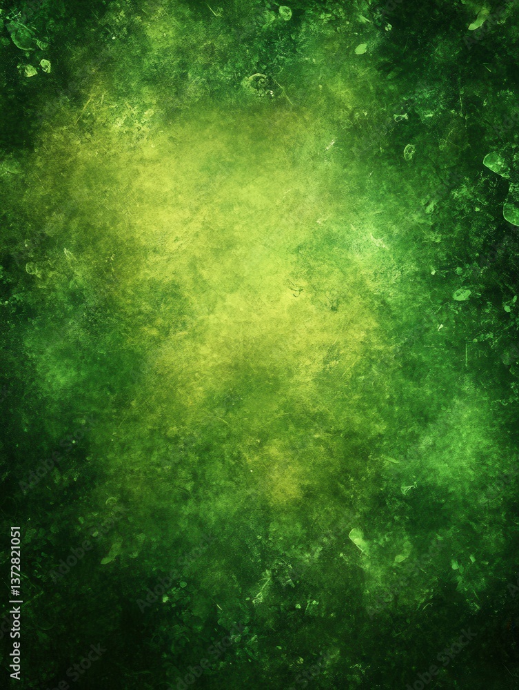 Aufkleber abstract green texture background with grunge effect and subtle light gradient for artistic composit