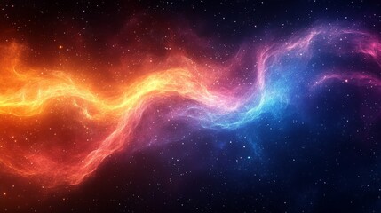 Obraz premium Swirling Colors with Cosmic Patterns in Abstract Form